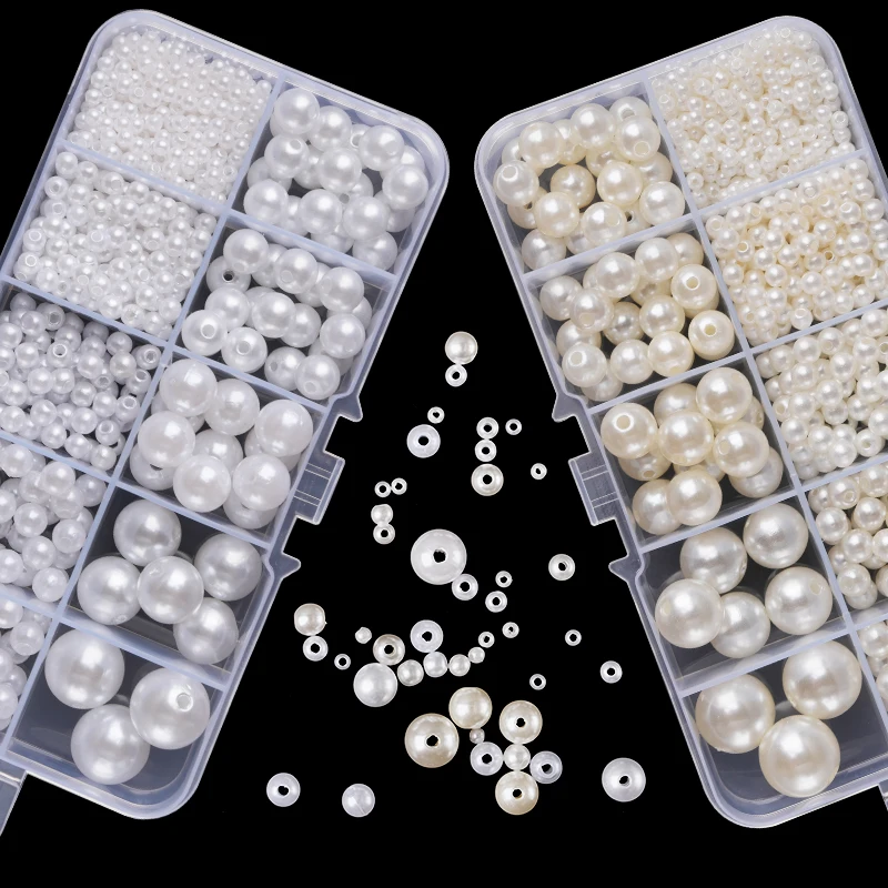 Resin Crafts - 800 stks Kunstmatige Faux Parel Hars