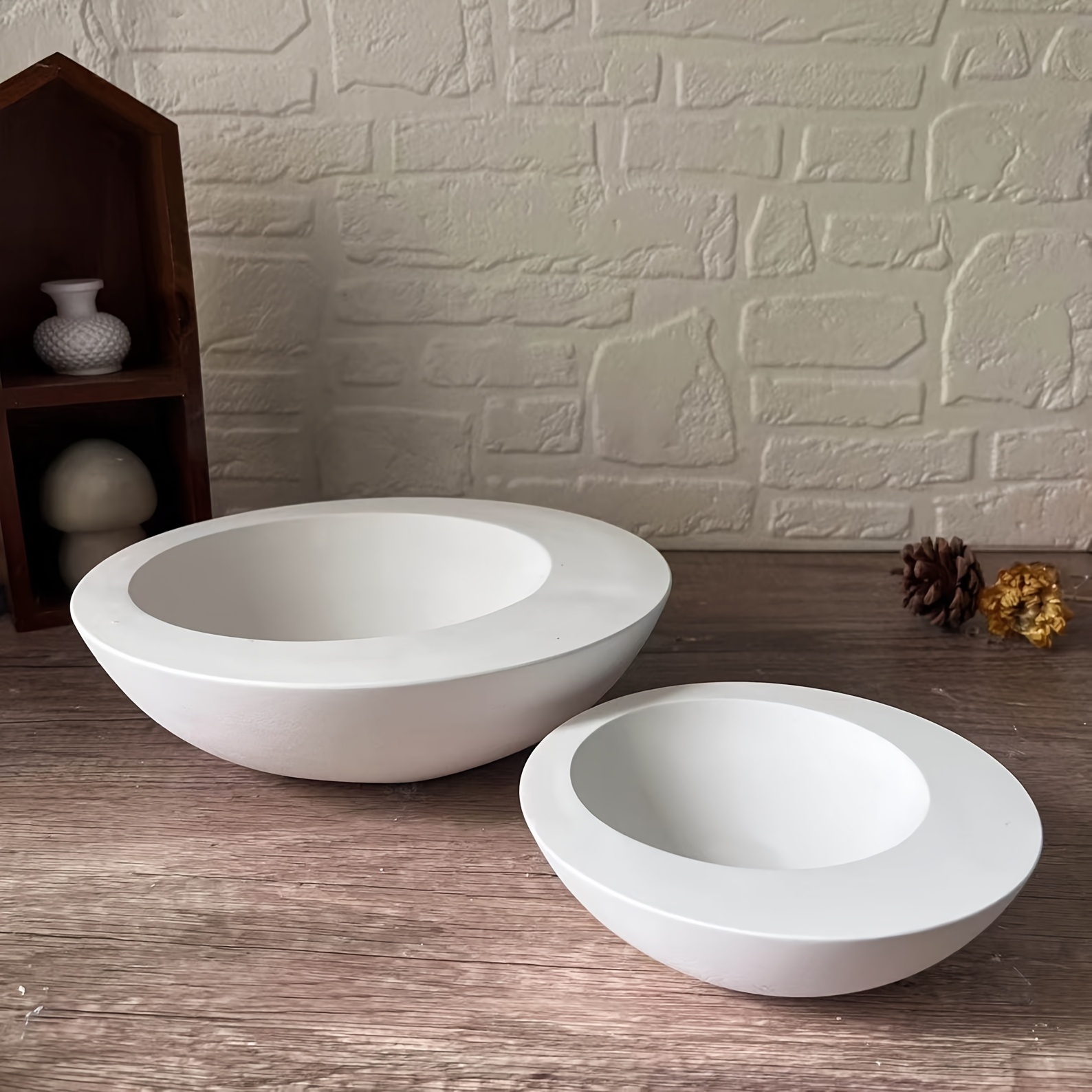 Coaster Mold Round - 1pc onregelmatige ronde komvormige siliconen mal