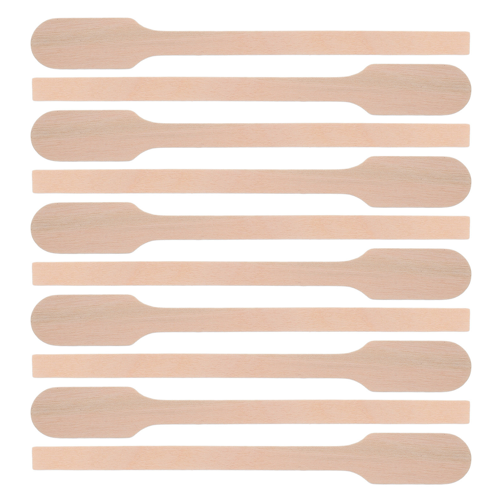 Resin Crafts - 200 stuks houten verfroerstokjes 5 inch