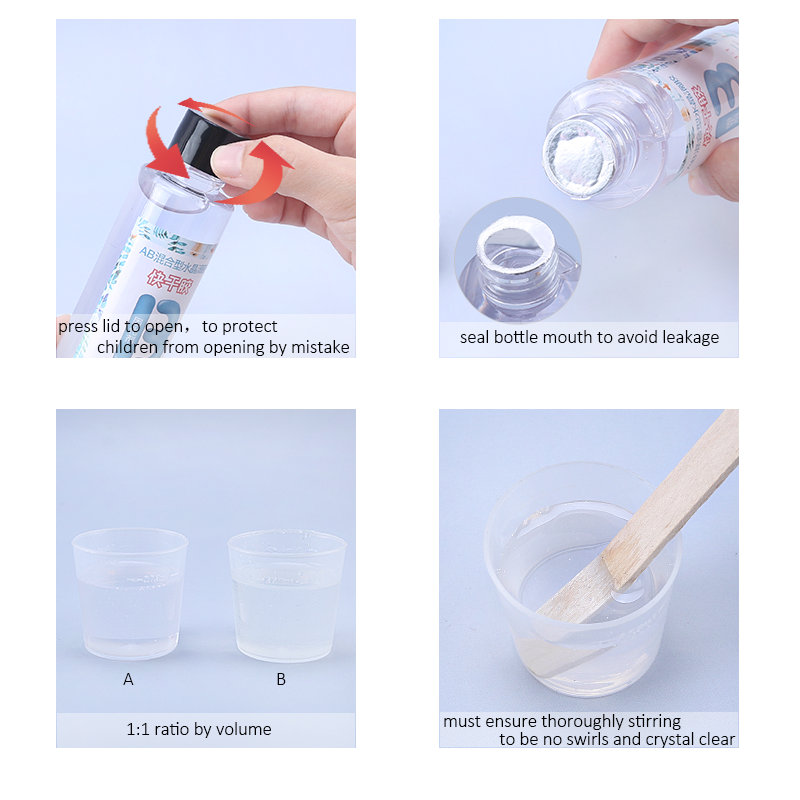 1:1 heldere epoxyhars kristalh - Serving Tray Mold recensie en prijs