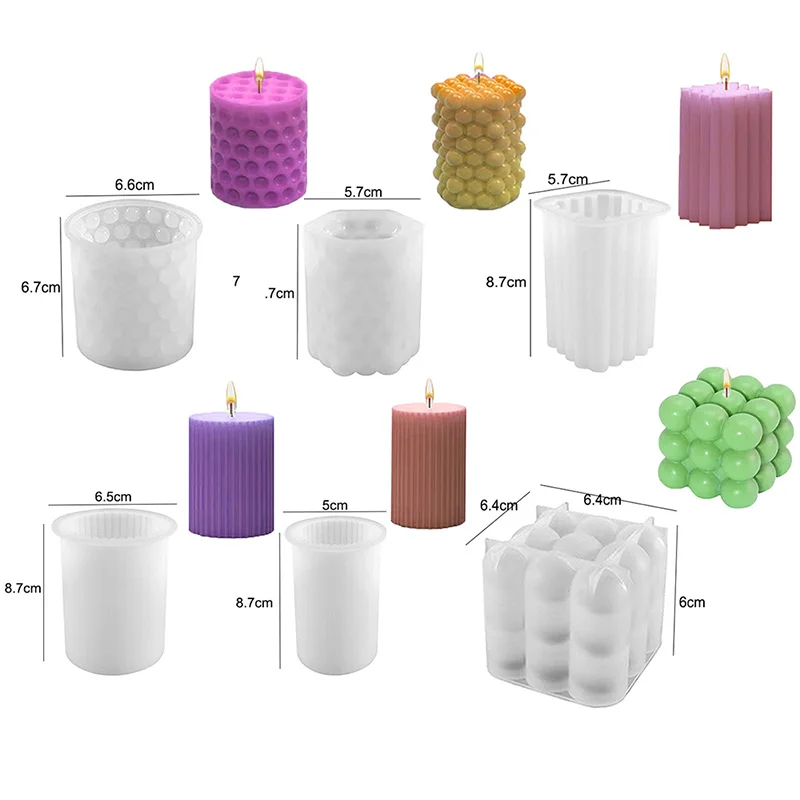 1Pc Cilinder Kaars Mallen 3d B - Crafting Resin recensie en prijs