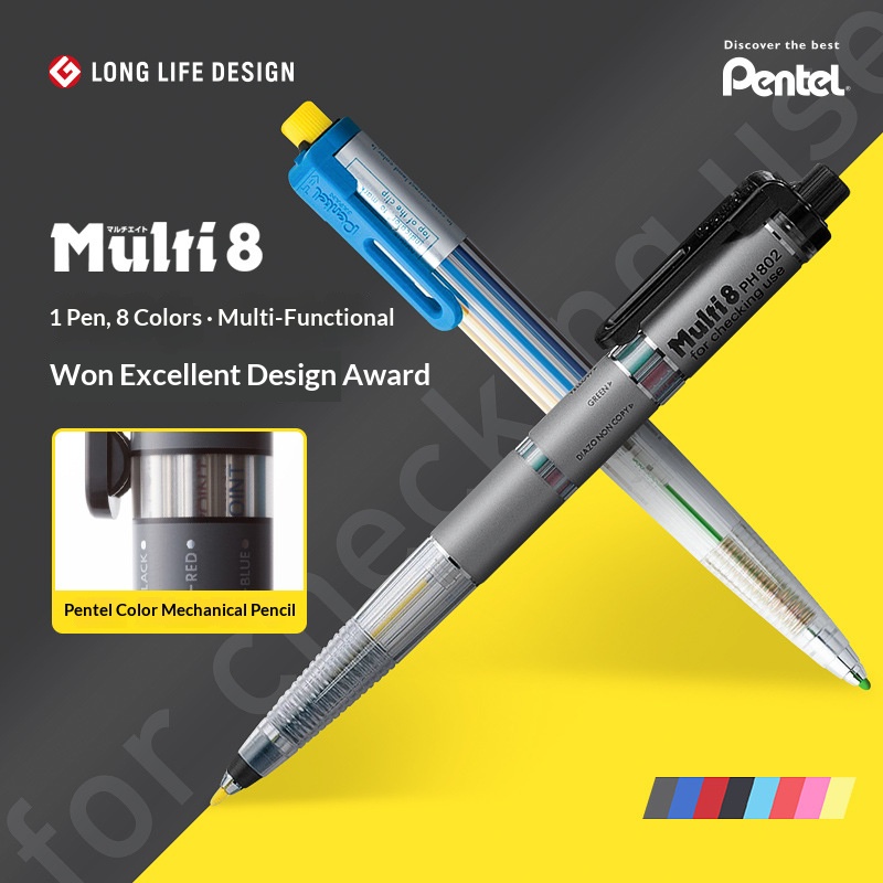 Pentel Multi 8 Multifunctionel - Staedtler Pencil Lumocolor recensie en prijs