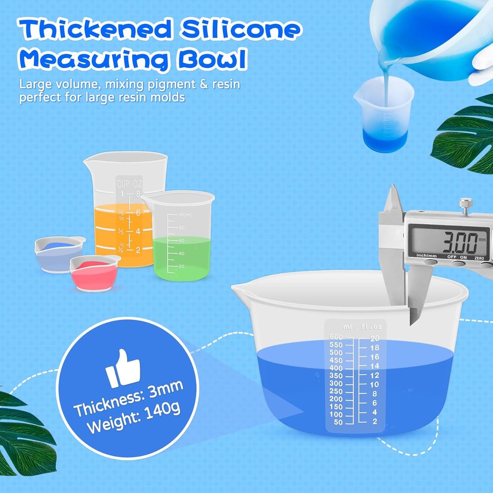 Siliconenhars mengbekers of ha - Mixing Cup Silicone recensie en prijs