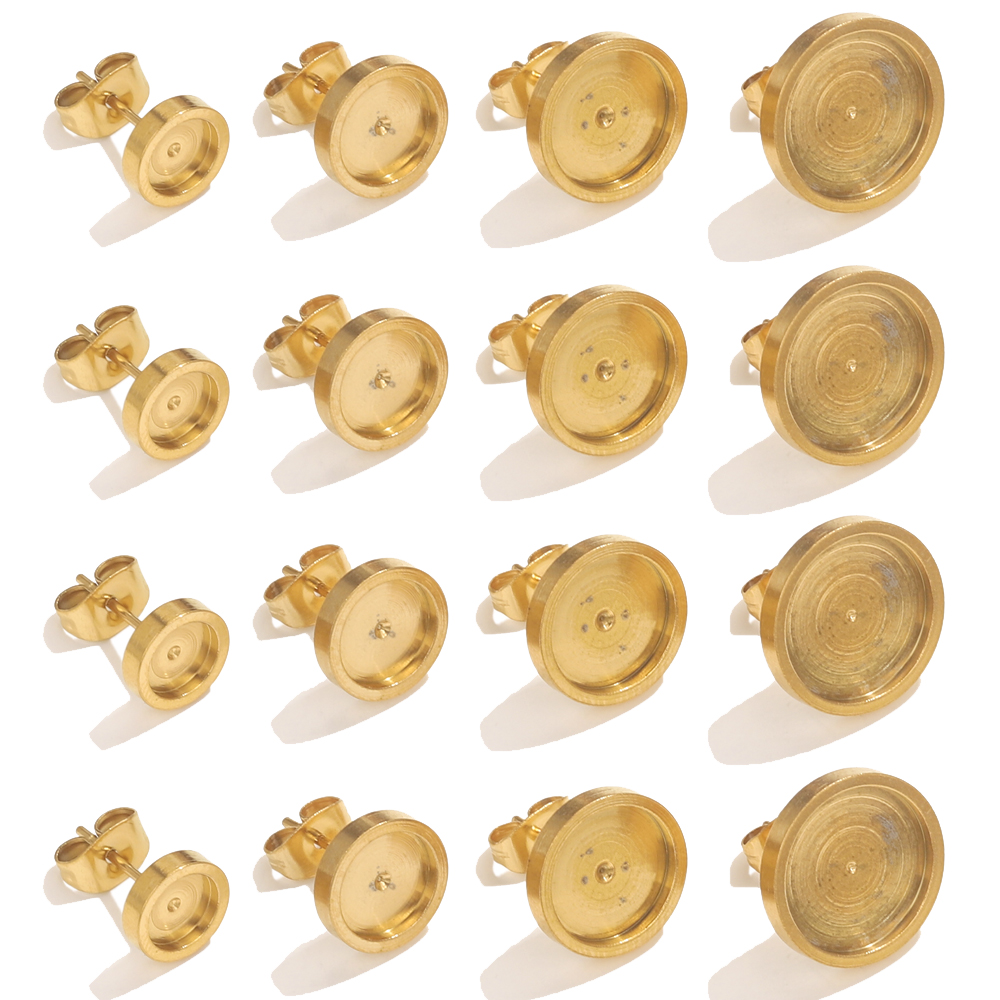 10st roestvrij staal gouden oo - Resin Craft Projects recensie en prijs